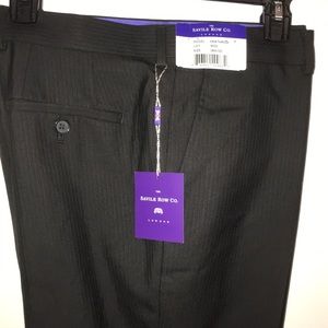 Men’s black pinstripe dress pants